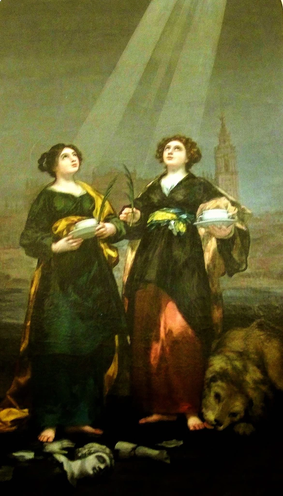 Le sante Giusta e Rufina (Sacristía de los Cálices de la catedral de Sevilla)
